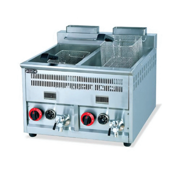 Aloma Double Gas Deep Fryer 2x16L