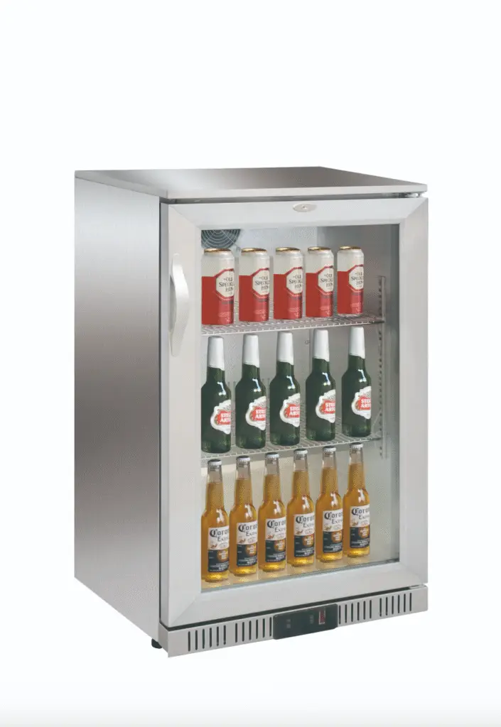Back Bar Cooler – Single Hinged Door – S/Steel