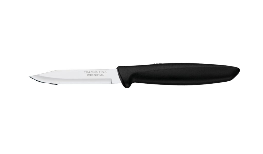 Paring Peeling Knife Smooth Black – Tramontina (8cm)