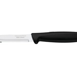 Paring Peeling Knife Smooth Black – Tramontina (8cm)