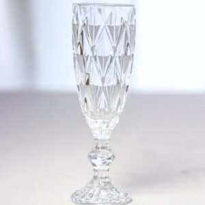 Clear Cut Champagne Glass for Sale