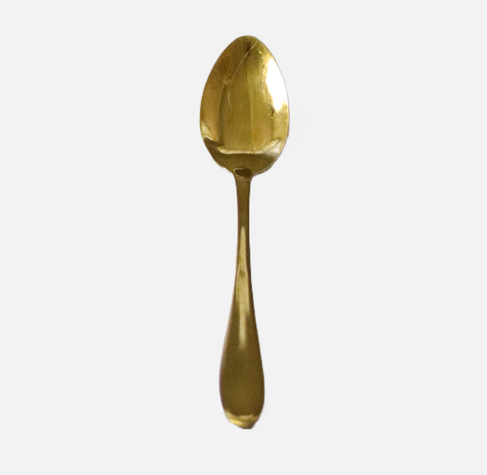 Gold Dessert Spoon Plain for Sale