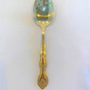 Gold Vintage Serving Spoon for Sale