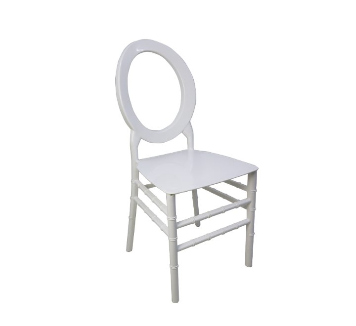 O Back Resin Chair for Sale